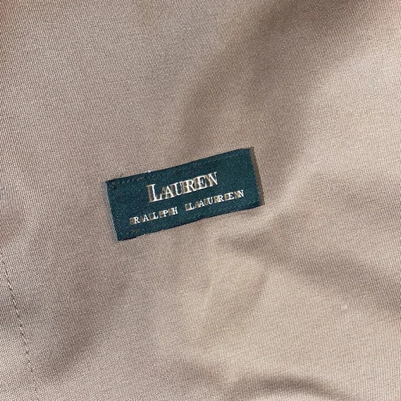 Lauren Ralph Lauren Trench Coat Size 48R Removeable Collar Belted - Picture 6 of 6